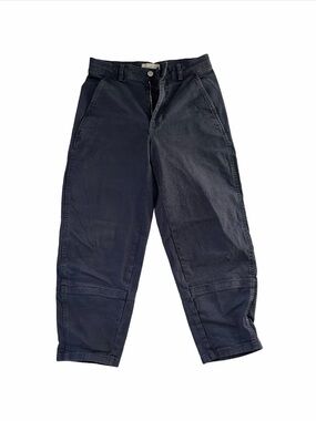 Everlane Navy High-Rise Cropped Utility Pants